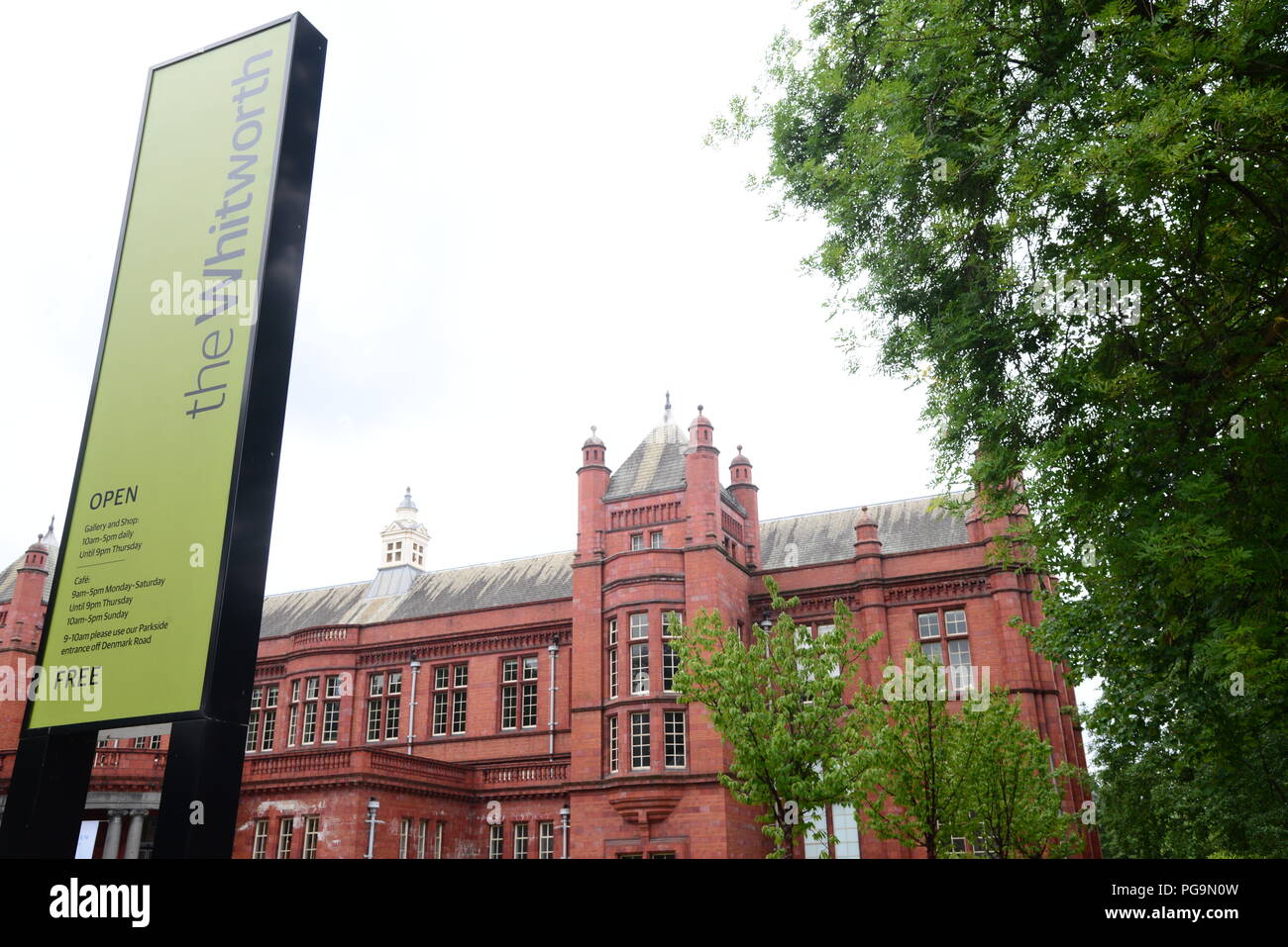 Whitworth Art Gallery Foto Stock