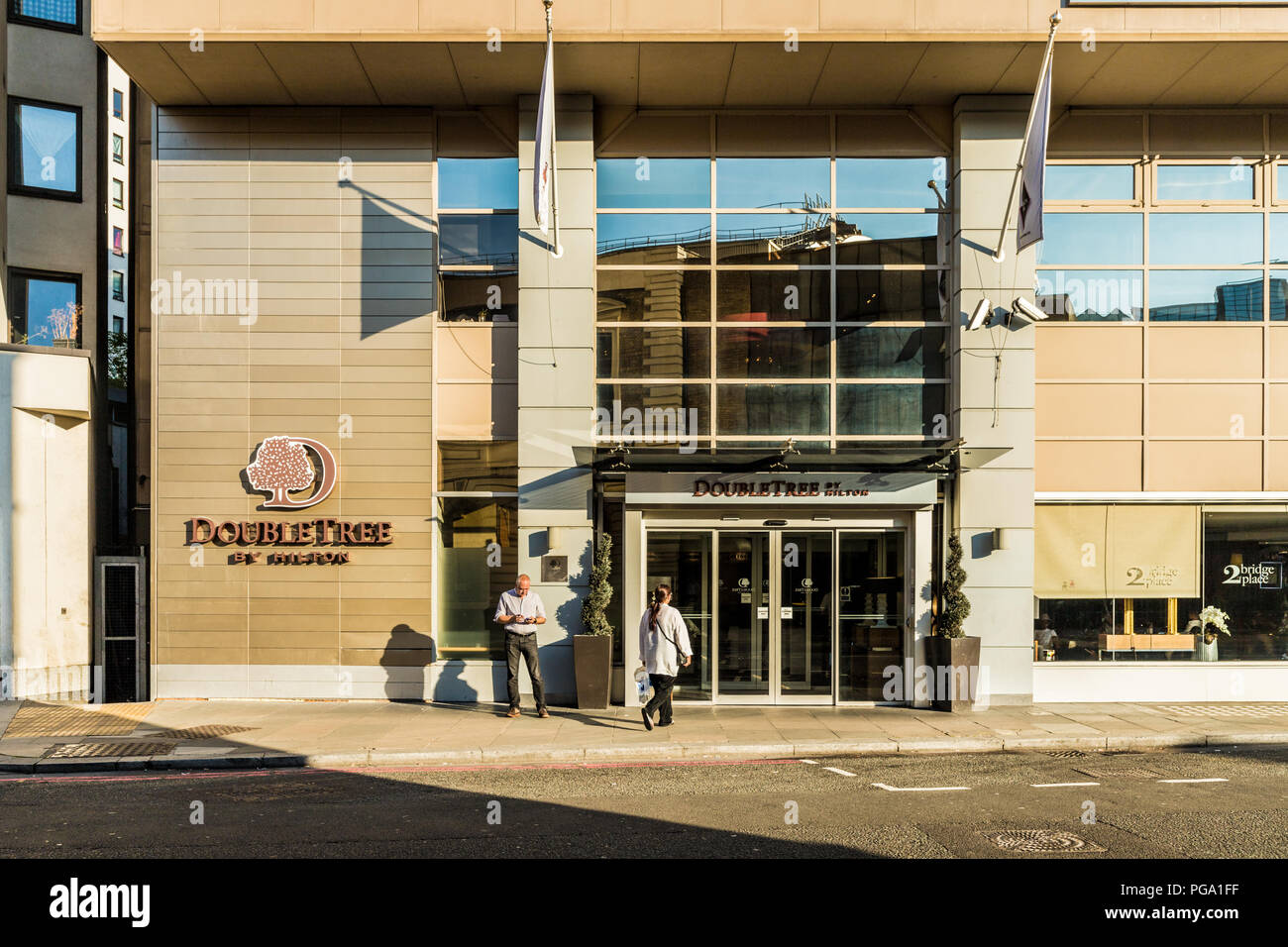 Una tipica vista in Victoria di Londra Foto Stock