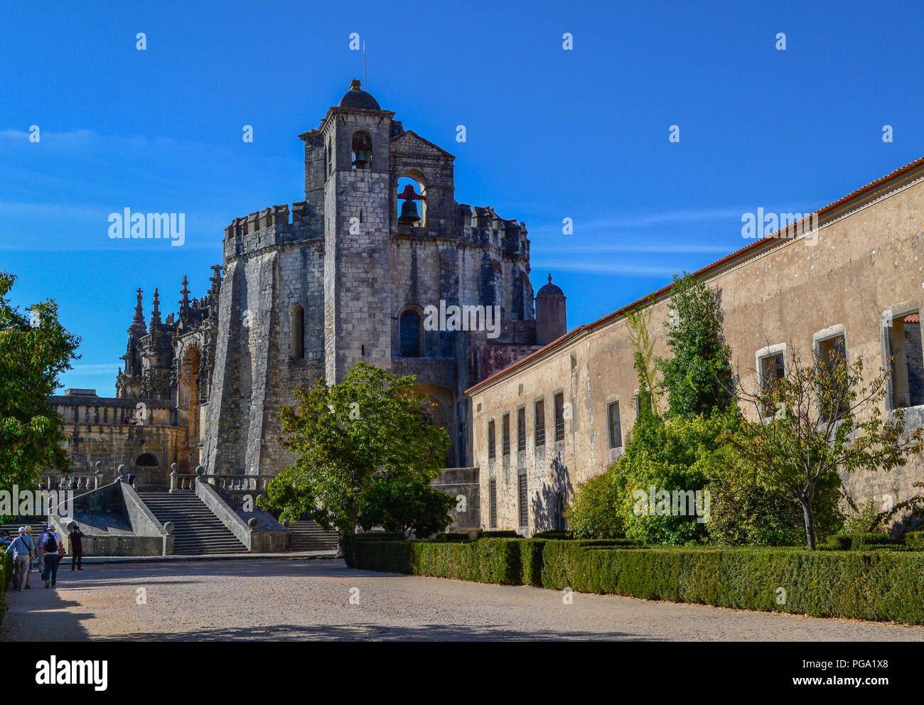 L'esterno dell'Charola presso il Convento di Cristo Foto Stock