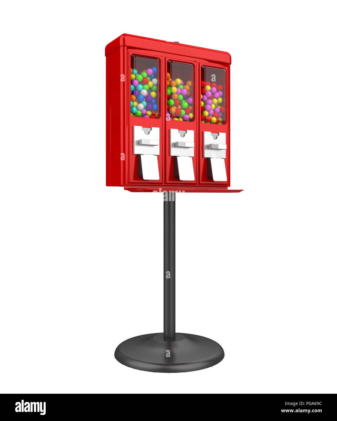Candy Gumball Machine isolato Foto Stock