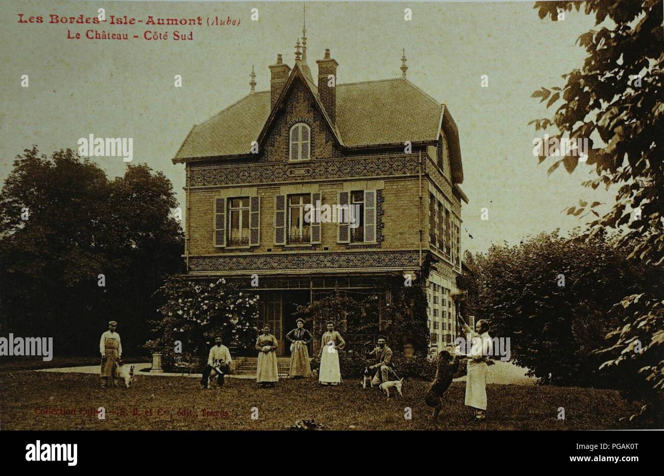 Aumont Chateau des bordes 05336. Foto Stock