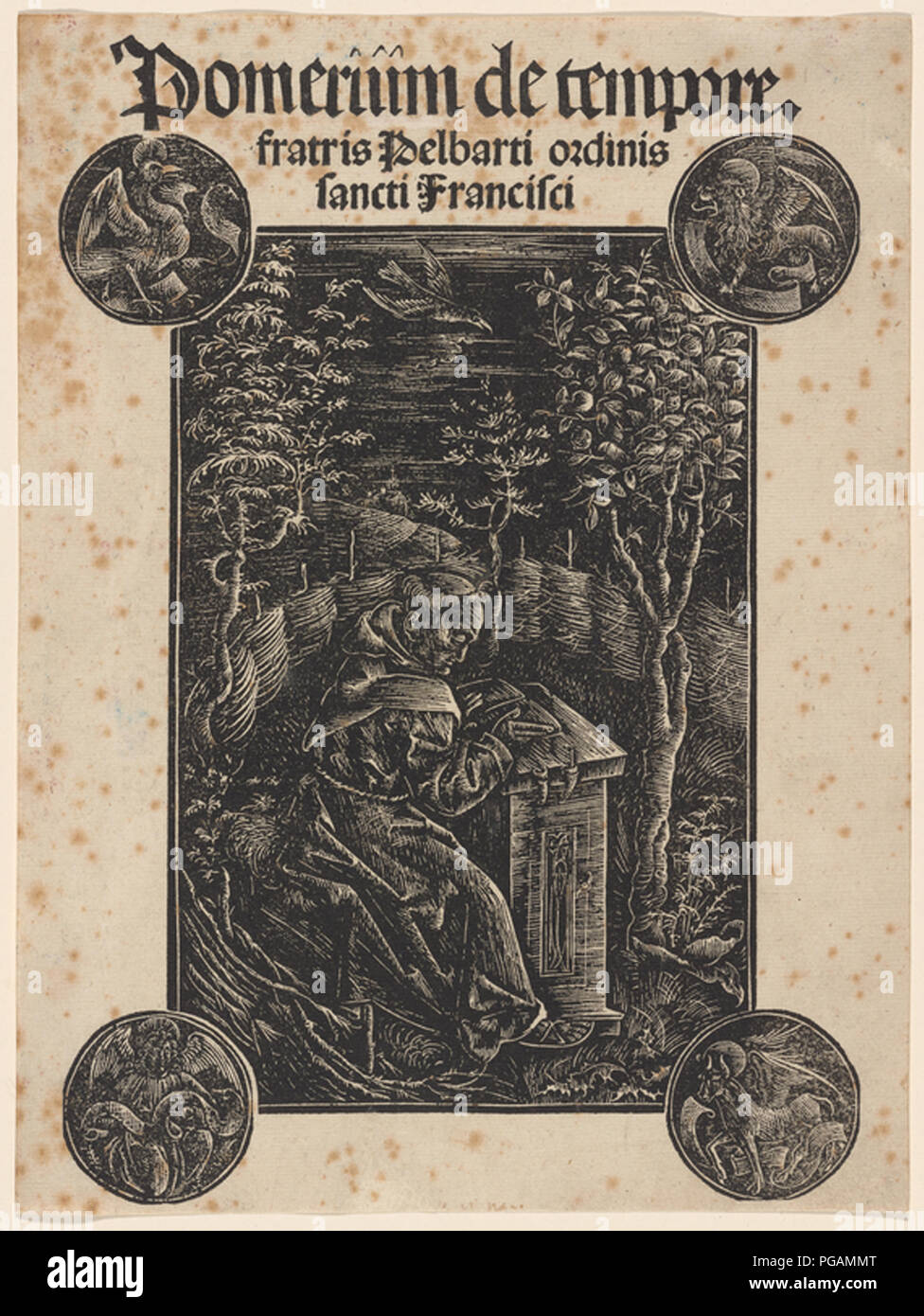 Vintage ornati di arte europea piastra Foto Stock