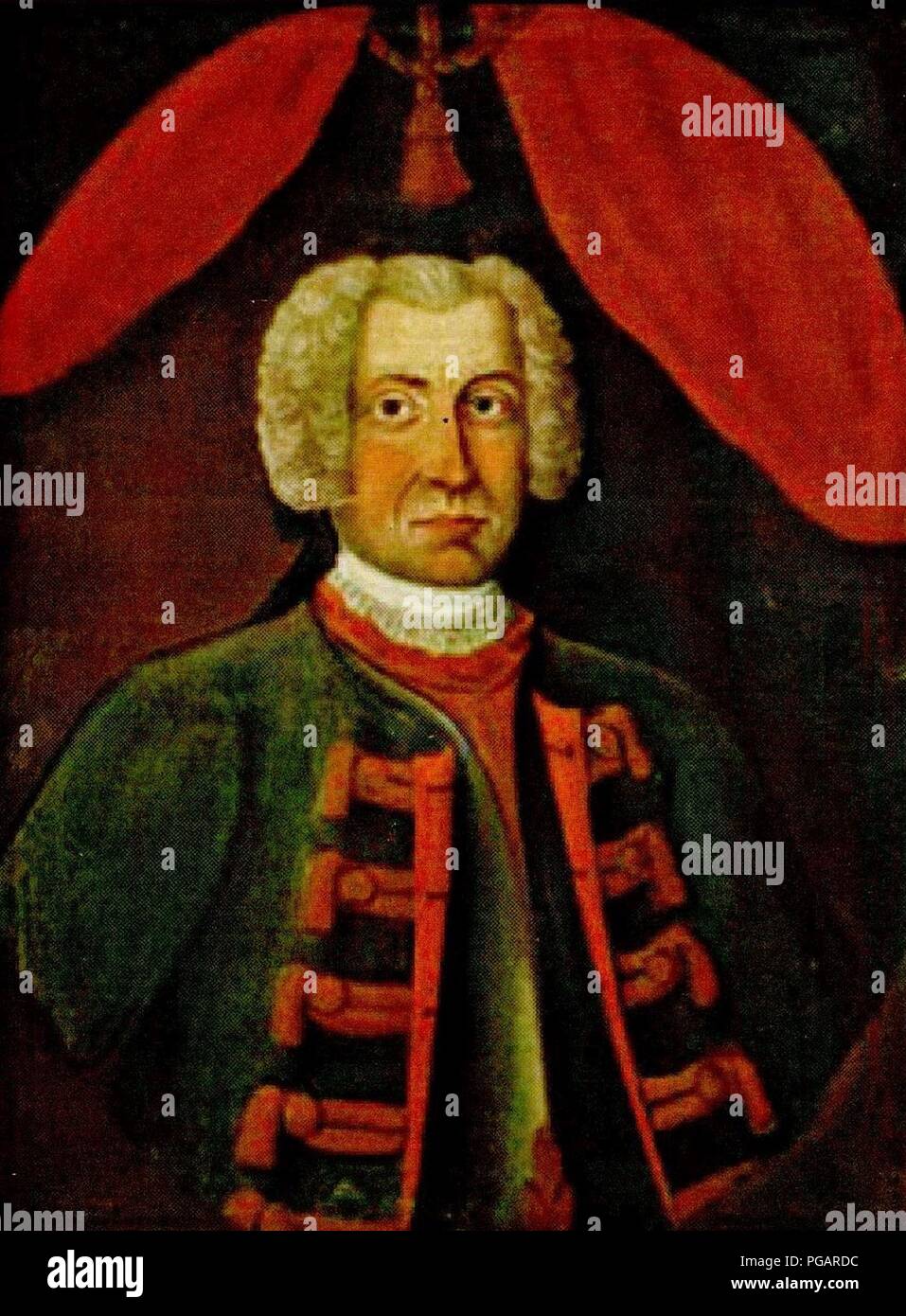 Agosto Heinrich von Schönfels.1723. Foto Stock