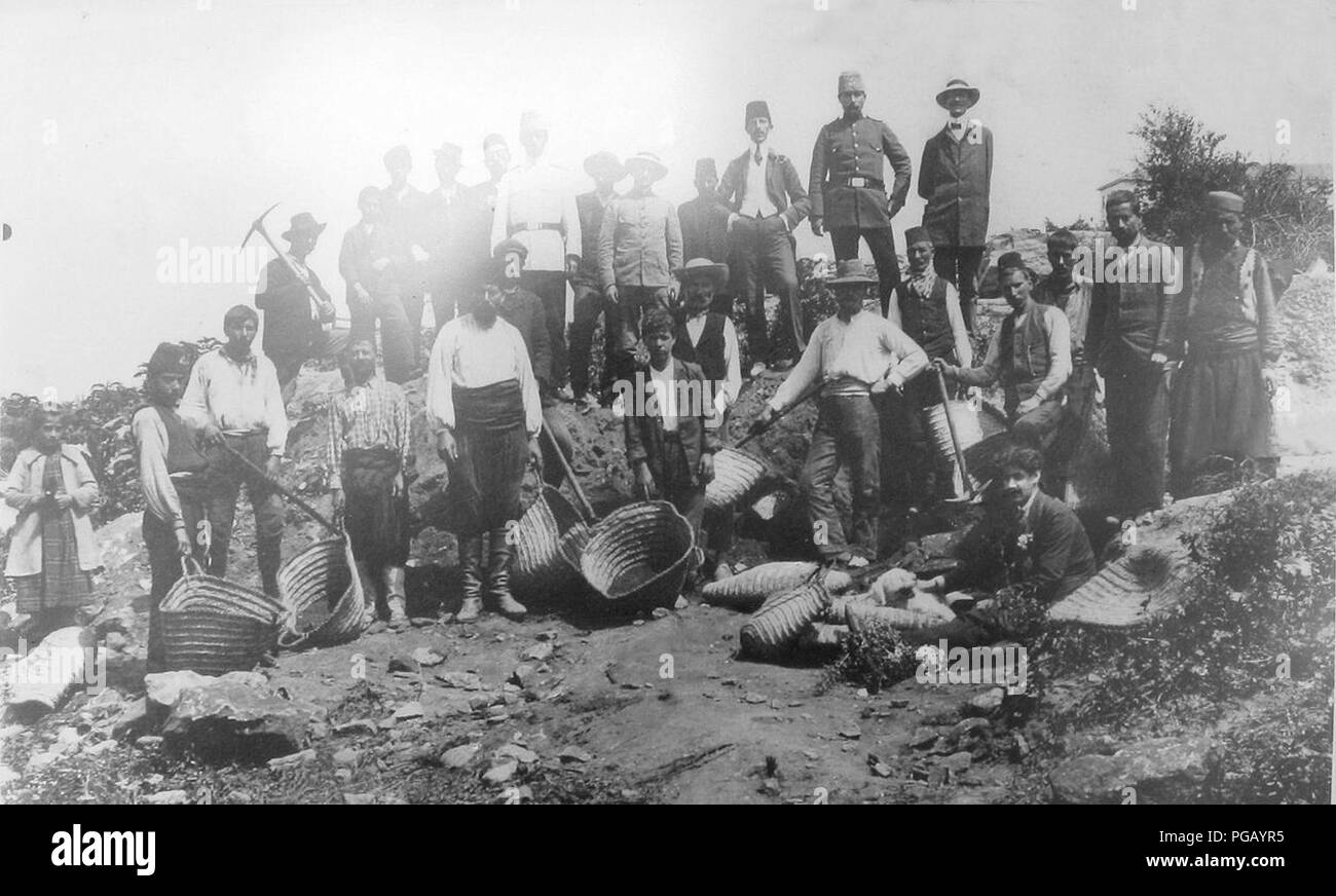 Ausgrabungen 1911 C. Foto Stock