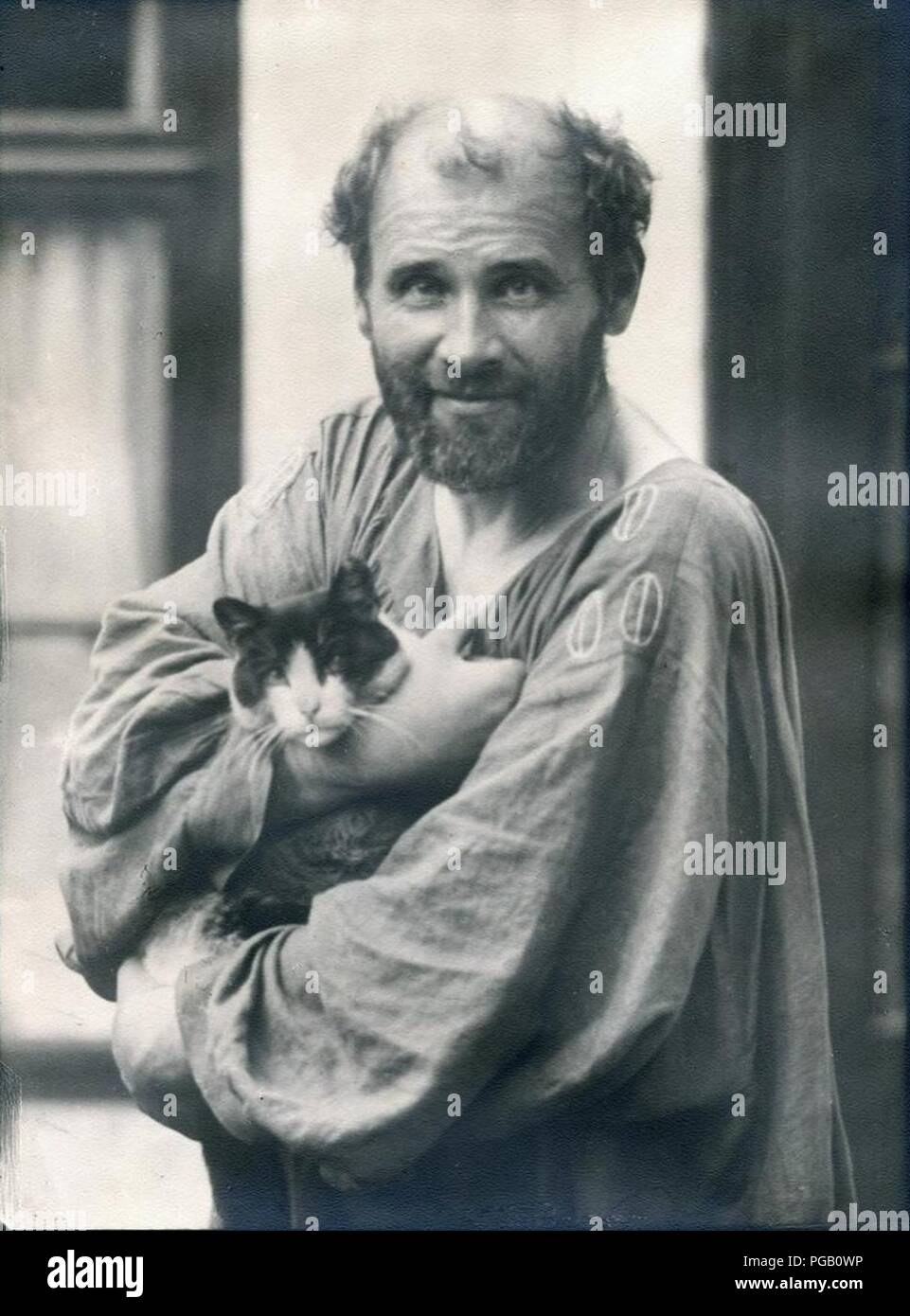 Austriaco pittore simbolista - Gustav Klimt. Foto Stock