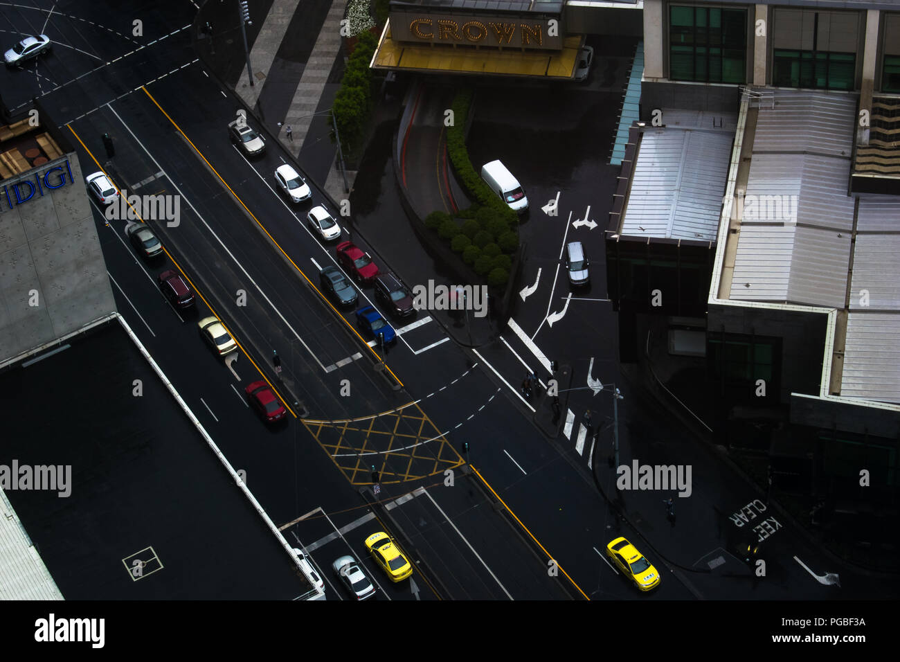 La città di miniatura, ma la sua non è una miniatura del suo una vera e propria città Foto Stock