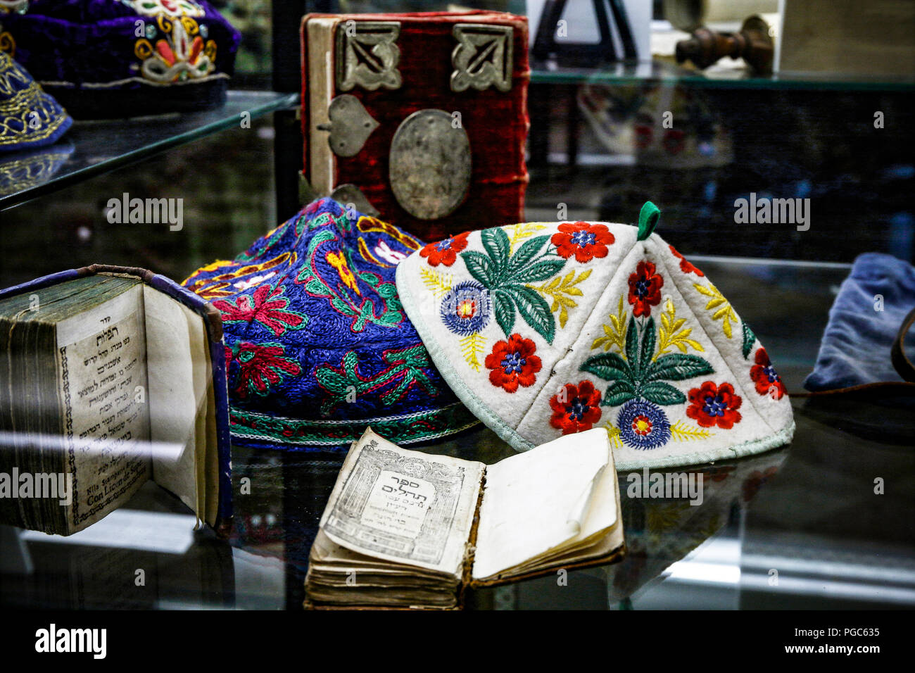 Italia Veneto Padova: Museo Ebraico - Libro di preghiera secondo la scuola tedesca rito Foto Stock