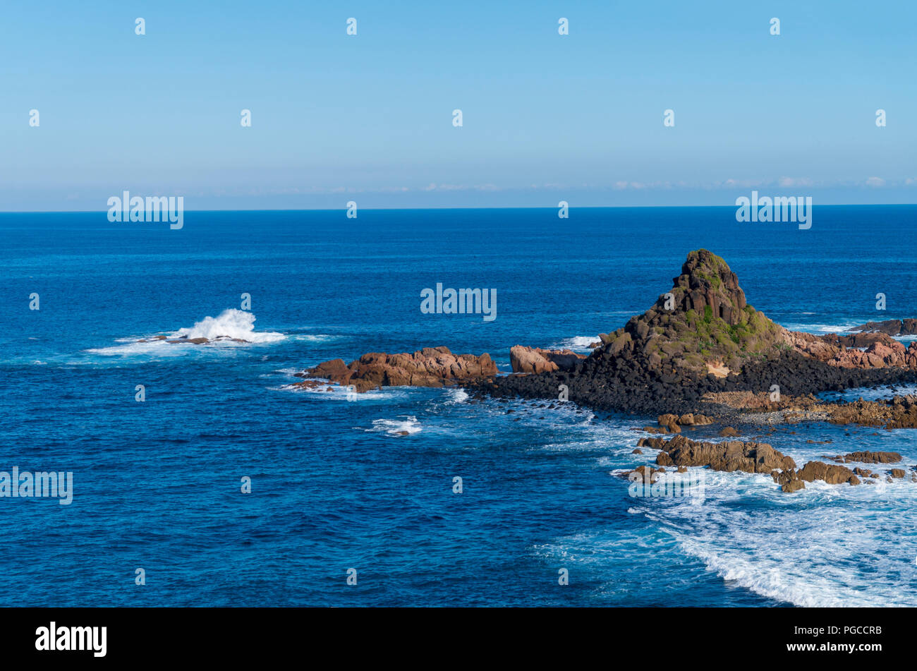 Phillip Island a piramide Rock Victoria Australia bellissima linea costiera Foto Stock