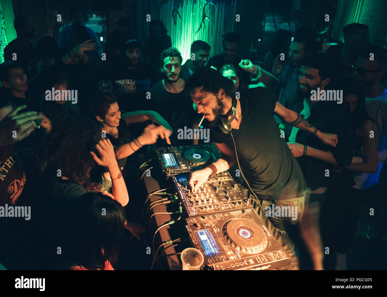 La metropolitana House Party in damasco 2018 Foto Stock