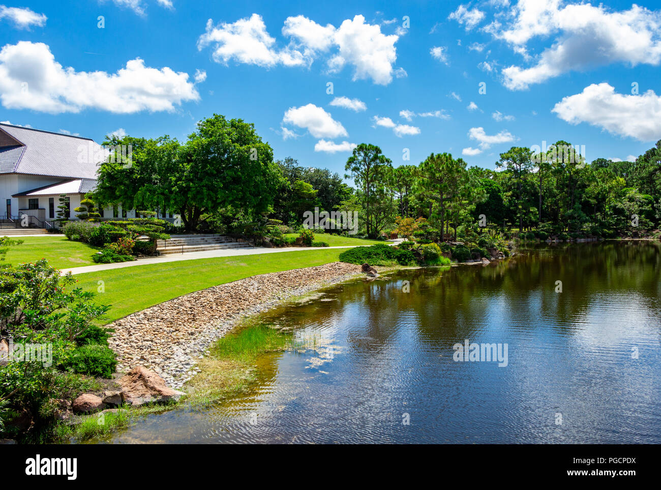 Il Morikami giardini giapponesi - Delray Beach, Florida, Stati Uniti d'America Foto Stock