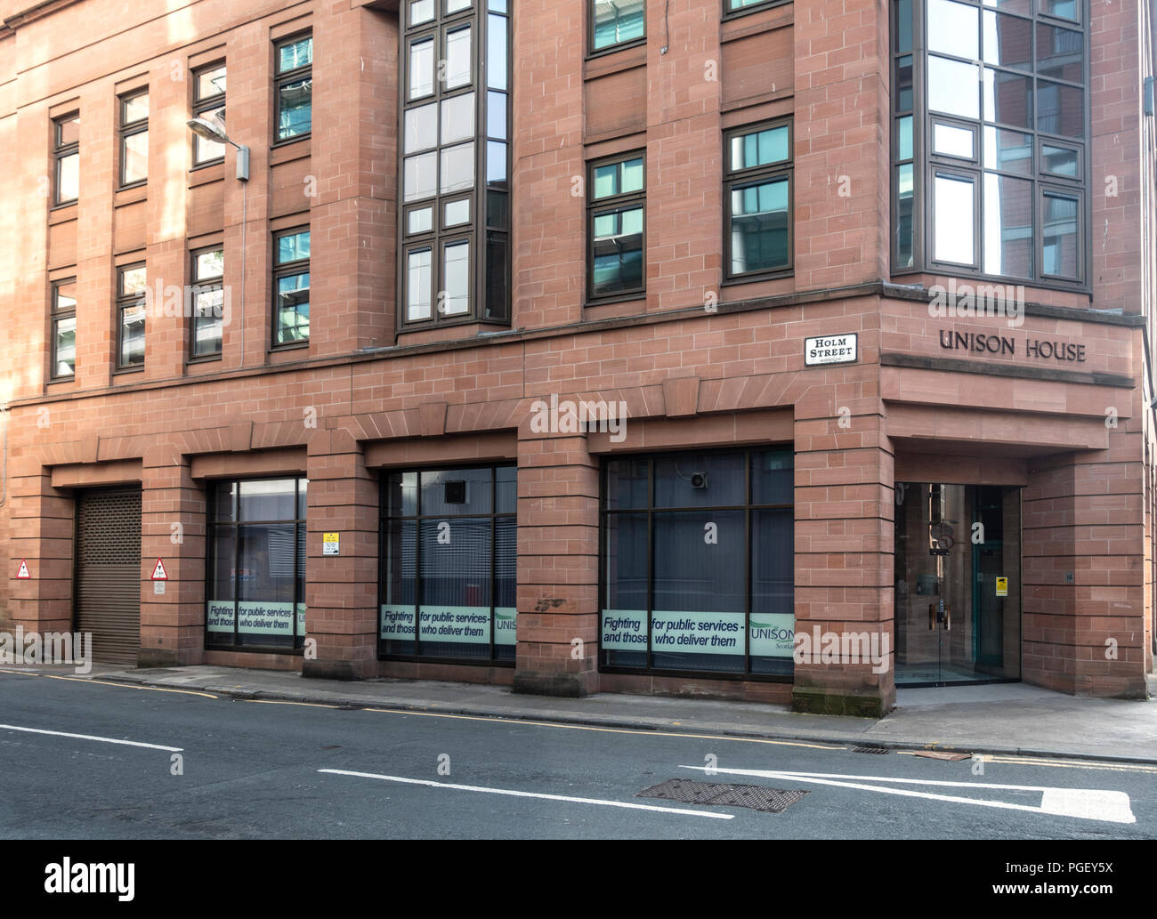 Unison Casa, Ufficio dell'unisono servizio pubblico sindacali, nel centro di Glasgow, Scozia. Foto Stock