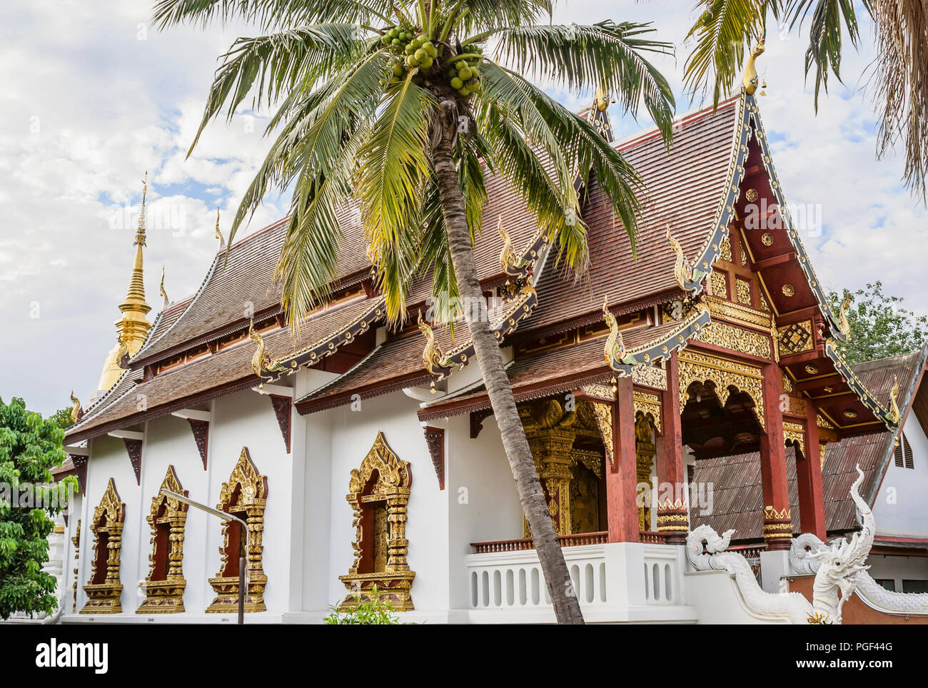 Wat Chang Taem, Chiang Mai, Thailandia Foto Stock