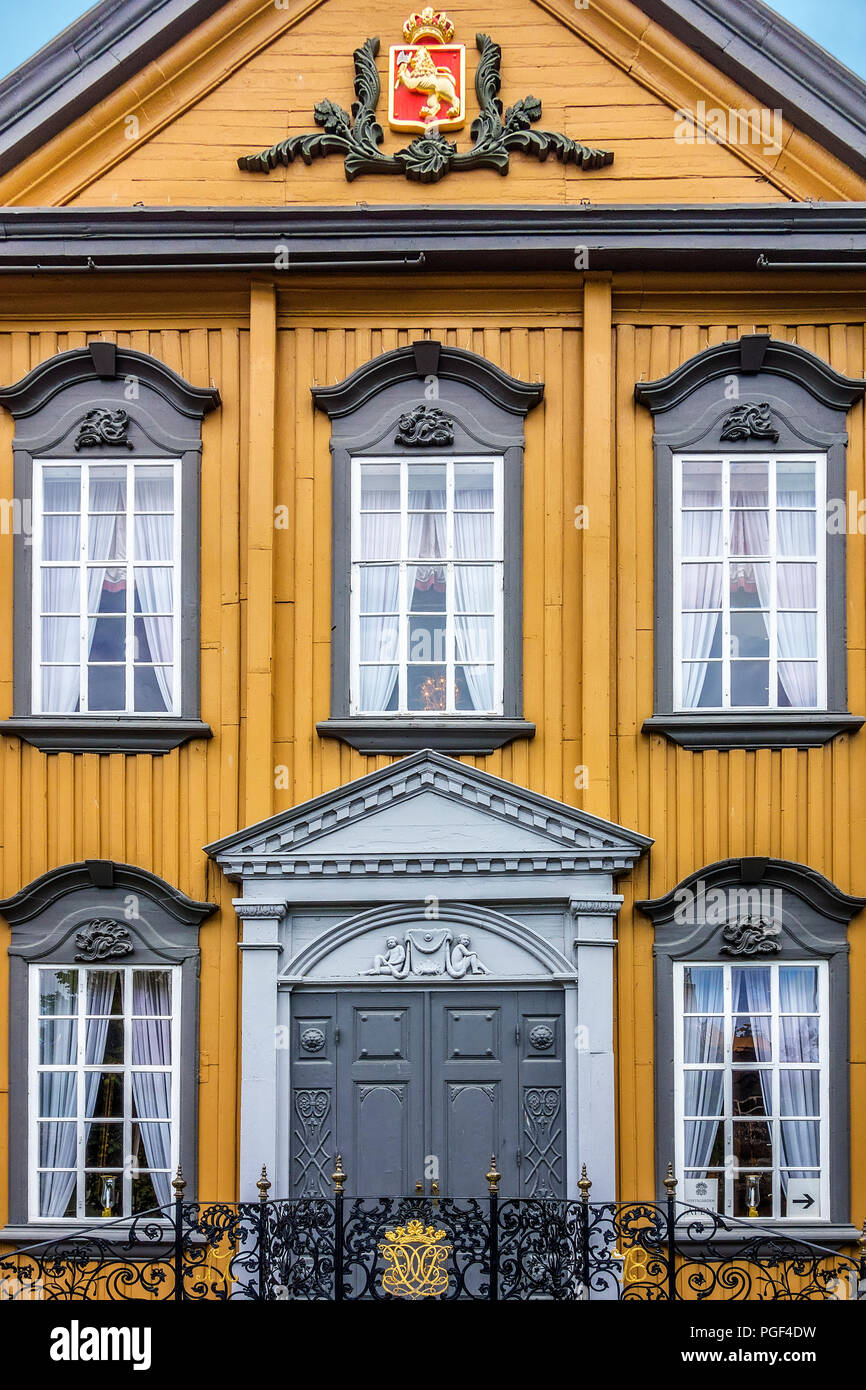 Stiftsgarden Royal Residence, Trondheim, Norvegia Foto Stock