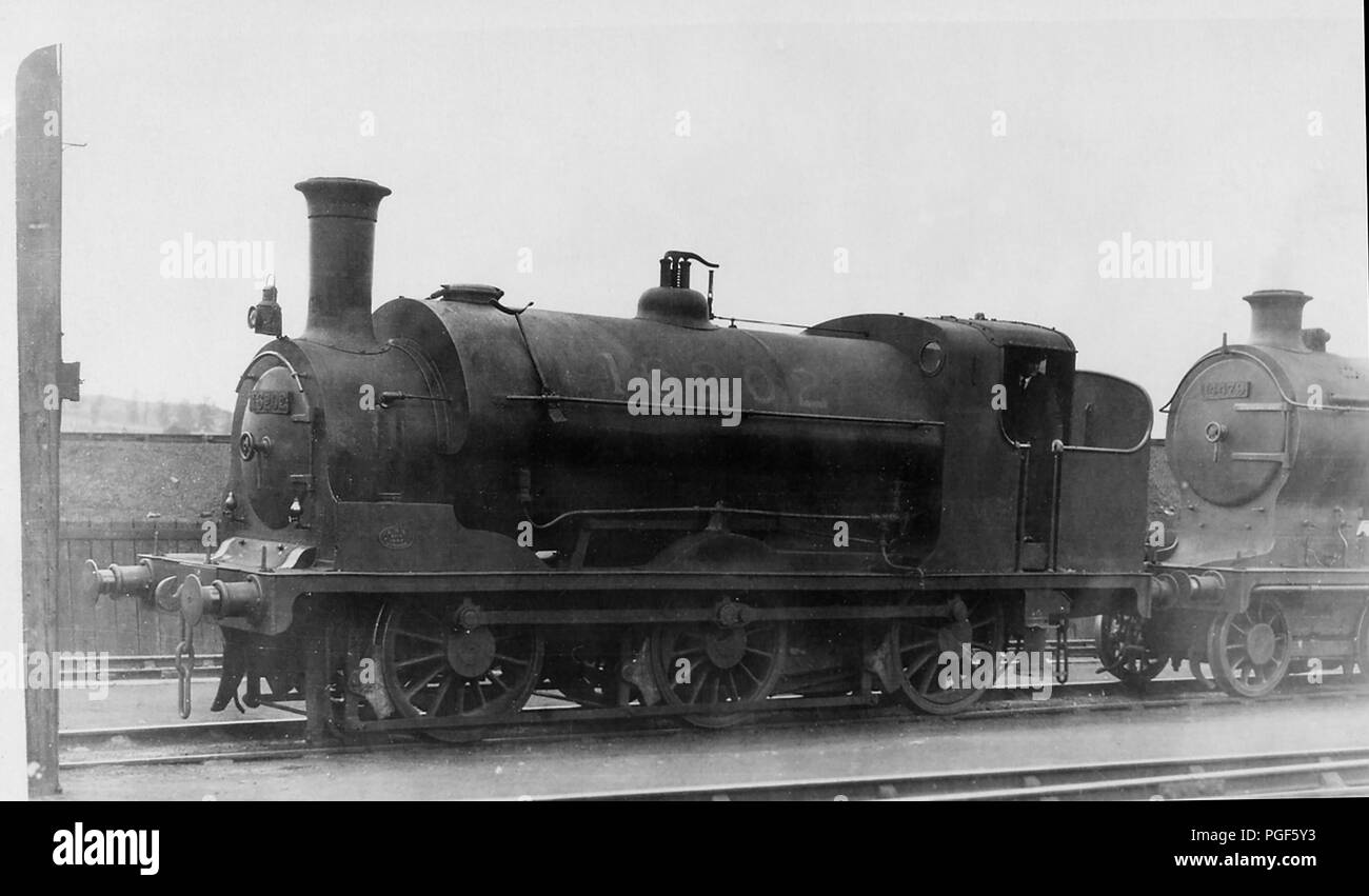 Caledonian Railway 0-6-0ST Giubileo Pug vapore locomotore ferroviario come LMS 16202 Foto Stock