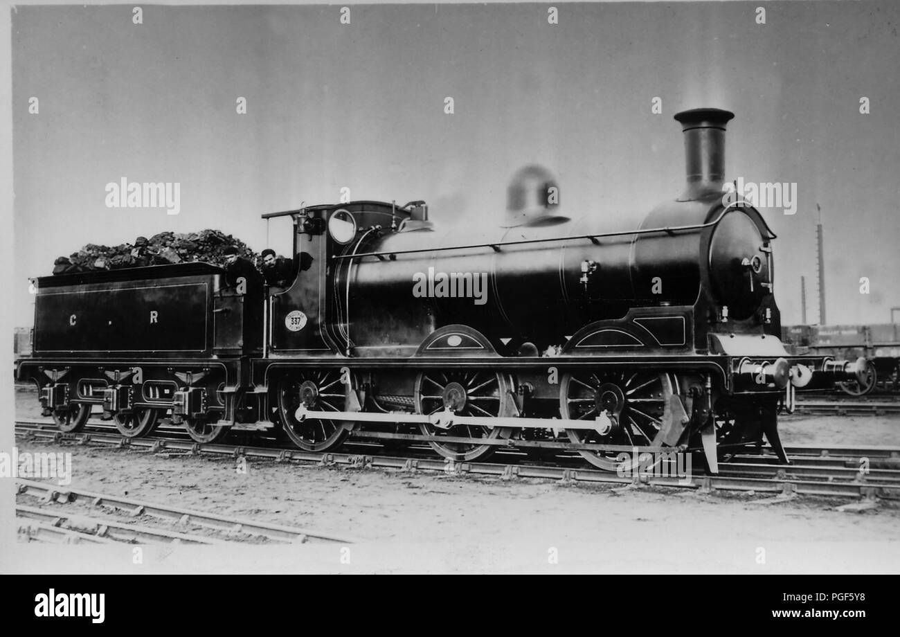 Caledonian Railway McIntosh Jumbo 0-6-0 locomotiva merci No.337 in livrea Caledonian Foto Stock