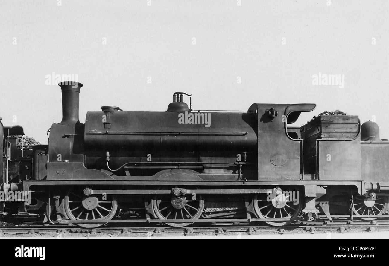 Drummond Caledonian giubileo ferroviario 0-6-0ST No.221 locomotiva a vapore Foto Stock
