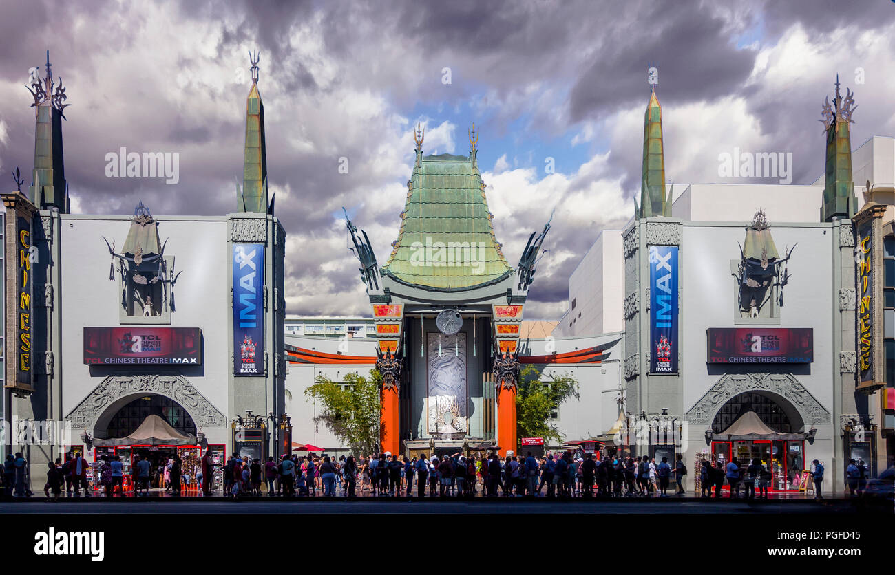 Grauman's Chinese Theater di Hollywood Foto Stock
