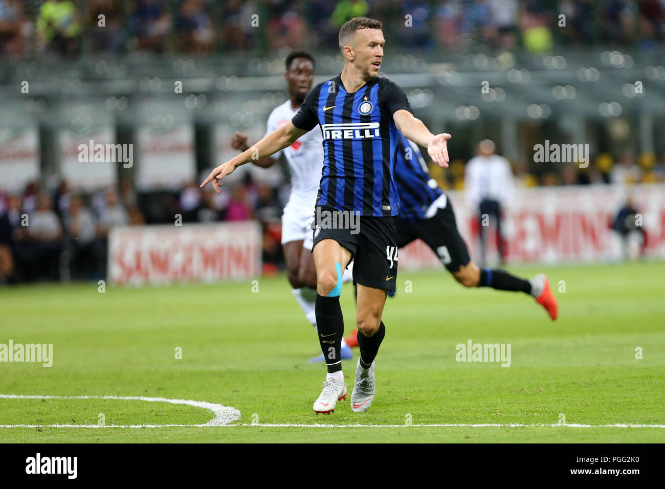 Milano, Italia. 26 Agosto, 2018. Ivan Perisic di FC Internazionale in azione durante la Serie A match tra FC Internazionale e Torino FC. Credito: Marco Canoniero/Alamy Live News Foto Stock