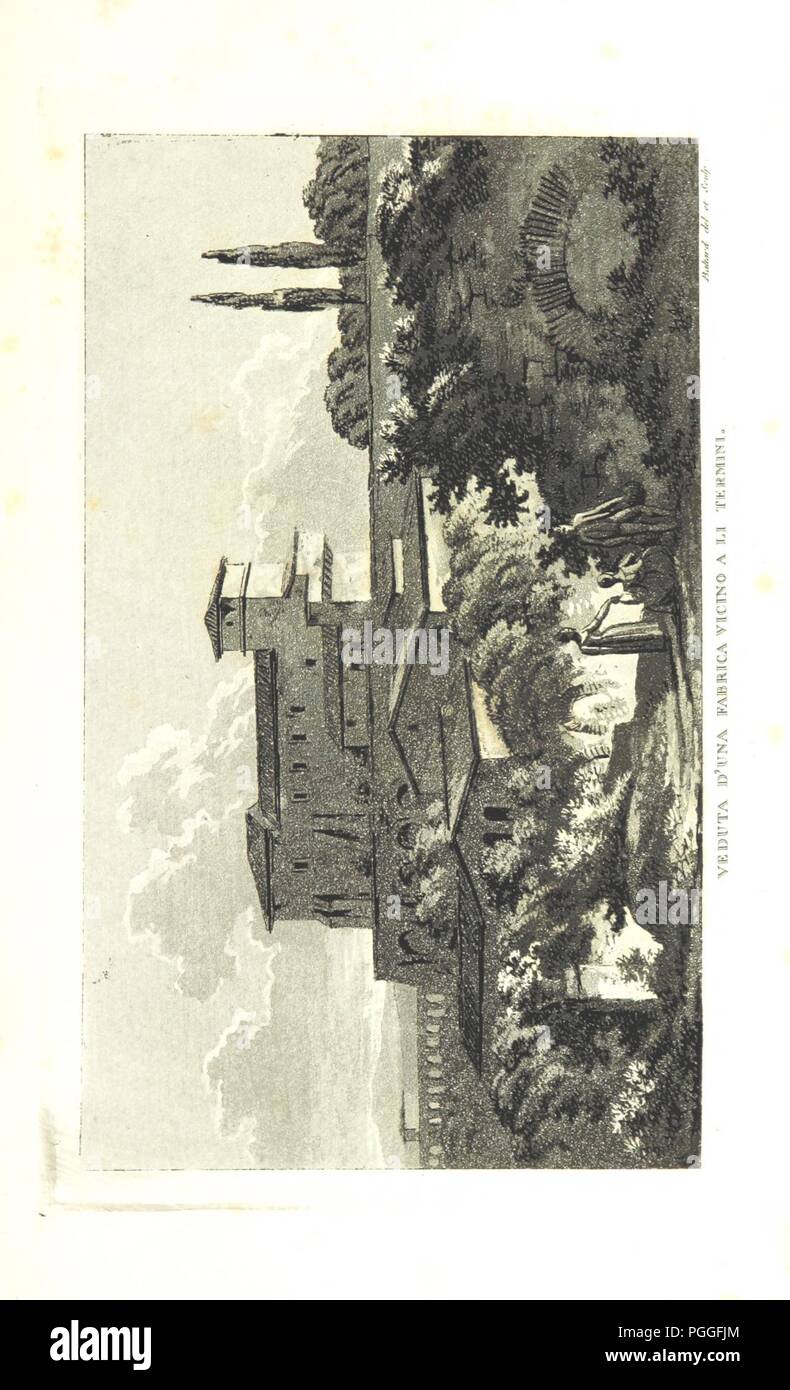 Immagine dalla pagina 121 di "Lettres, ou viaggio pittoresco dans les Alpes, en passant par la route de Lyon et le Mont-Cénis; suivi d'onu Recueil de vues des monumens antiques de Roma ... en 48 planches et onu frontispice de0049. Foto Stock