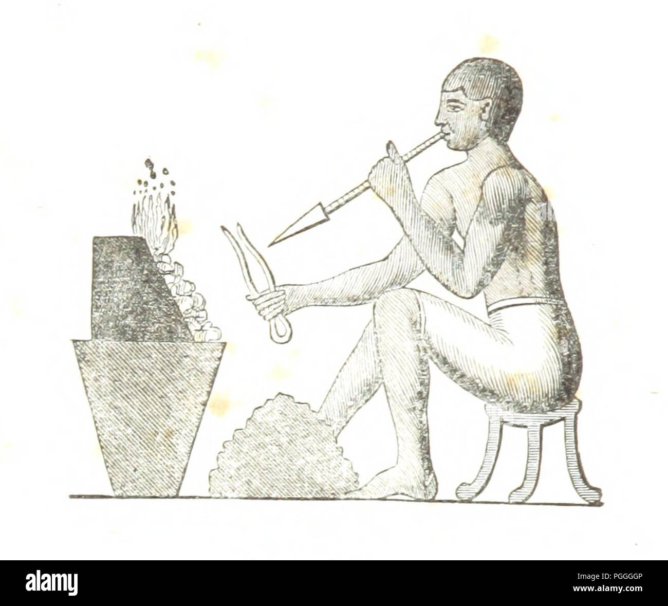 Immagine dalla pagina 132 del 'Algemeene Geschiedenis der wereld van de Schepping tot op den tegenwoordigen tijd (oorspronkelijk en naar de beste bronnen porta bewerkt M. S. Polak), ecc. Deel. 1-7' . Foto Stock