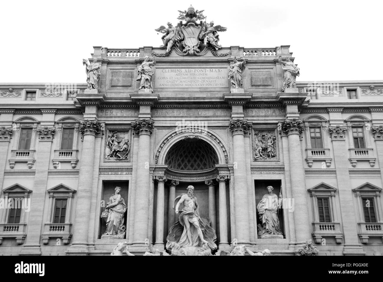 Fontana di Trevi, Roma, Italia Foto Stock