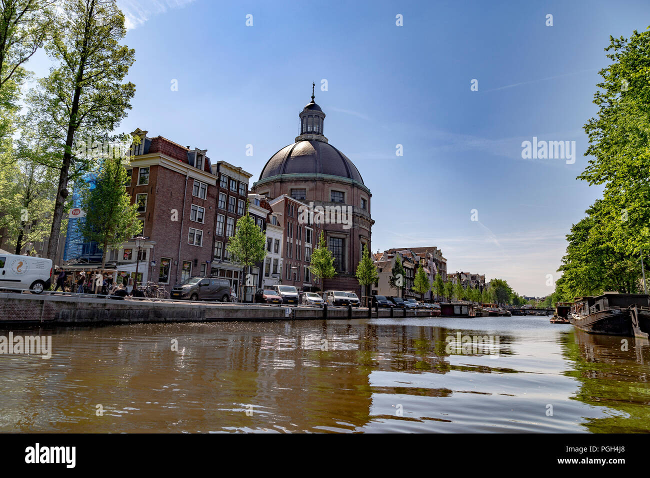 Koepelkerk auditorium di Amsterdam, Paesi Bassi Foto Stock
