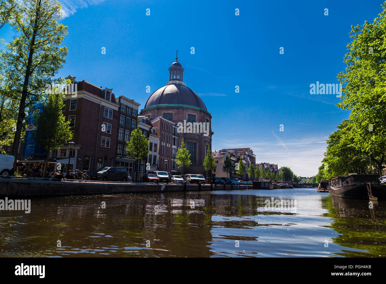 Koepelkerk auditorium di Amsterdam, Paesi Bassi Foto Stock
