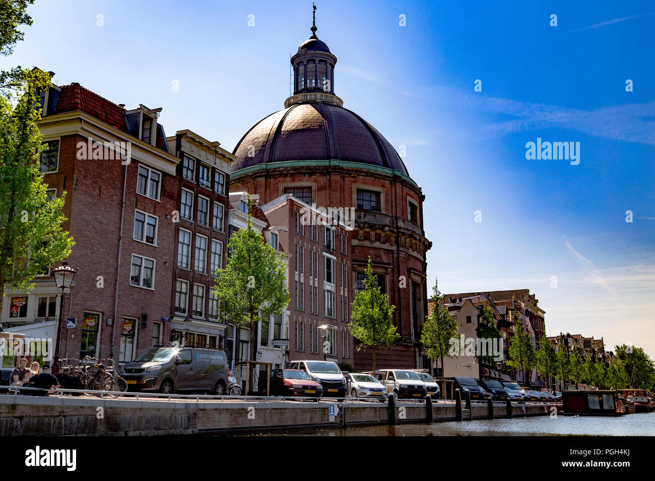 Koepelkerk auditorium di Amsterdam, Paesi Bassi Foto Stock