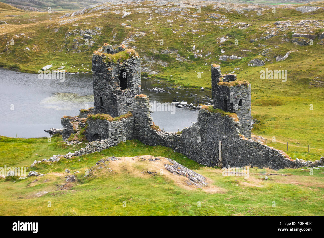 Il castello di Dunlough a West Cork - Irlanda Foto Stock