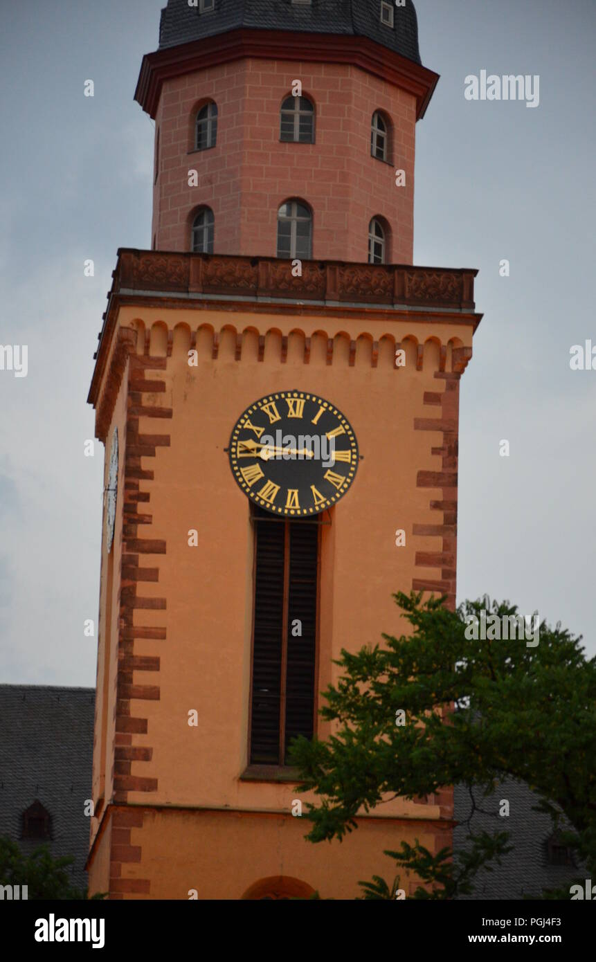 La chiesa di Santa Caterina è la più grande chiesa protestante di Francoforte sul meno Foto Stock