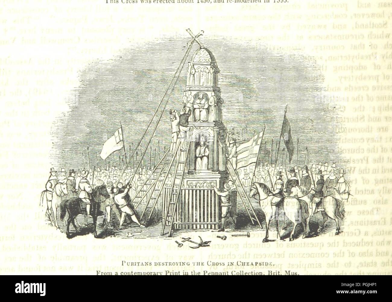 Immagine dalla pagina 530 di 'la storia pittorica dell'Inghilterra, essendo una storia del popolo, come pure una storia del regno. [Da G. L. Craik e C. MacFarlane.] ... Una nuova edizione riveduta e ampliata. (Storia della pace0037. Foto Stock