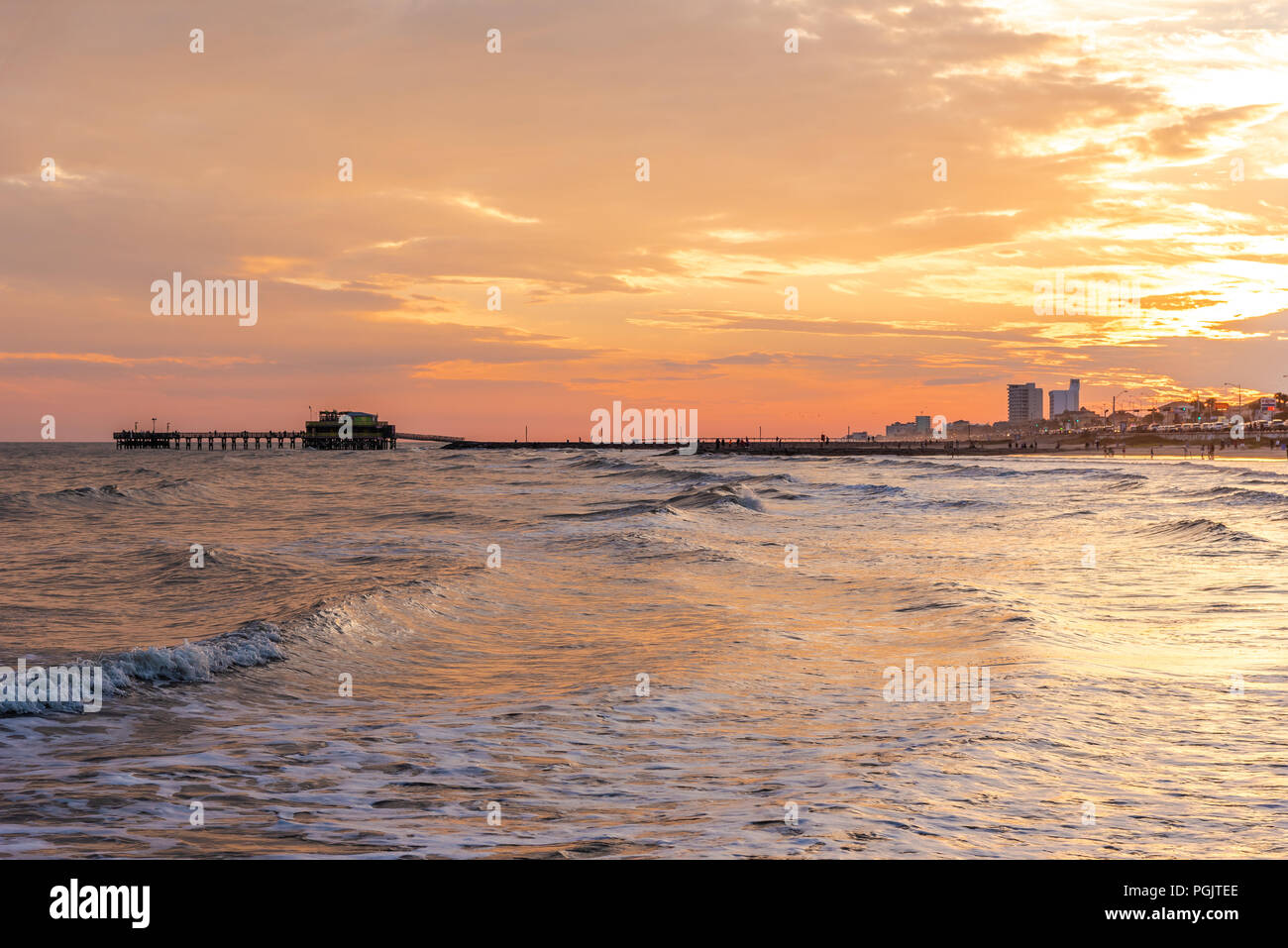 Galveston Island, Texas Foto Stock