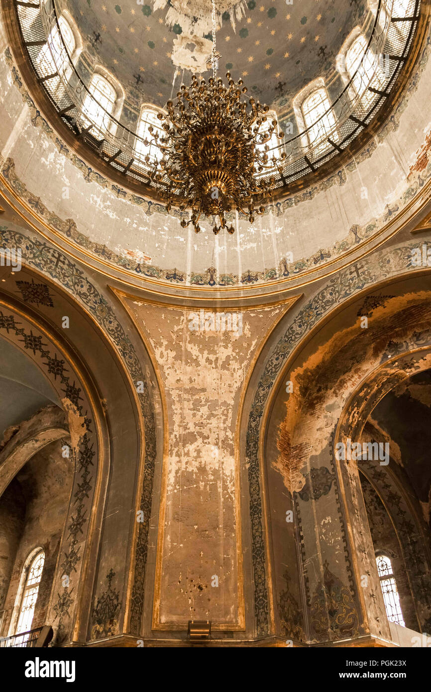 Harbi, Harbi, Cina. Il 27 agosto, 2018. Harbin, CINA-cattedrale di Santo della sapienza di Dio o Saint Sophia nella cattedrale di Harbin, è un ex chiesa russa ortodossa si trova nel quartiere centrale di Daoli, Harbinnortheast cinese della Provincia di Heilongjiang. Credito: SIPA Asia/ZUMA filo/Alamy Live News Foto Stock