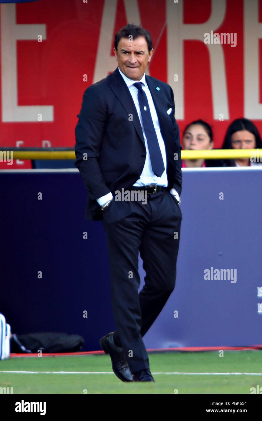 LEONARDO SEMPLICI (ALLENATORE SPAL) CALCIO SPAL - PARMA Foto Stock