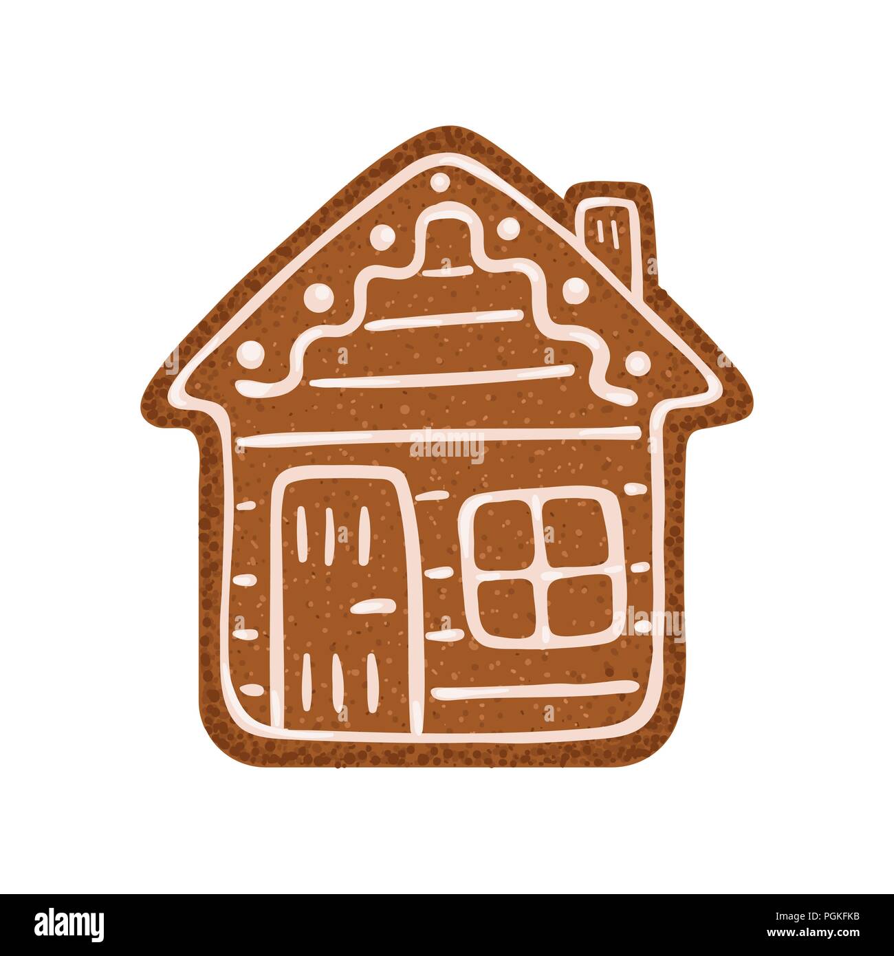 Gingerbread vettore collezione Illustrazione Vettoriale