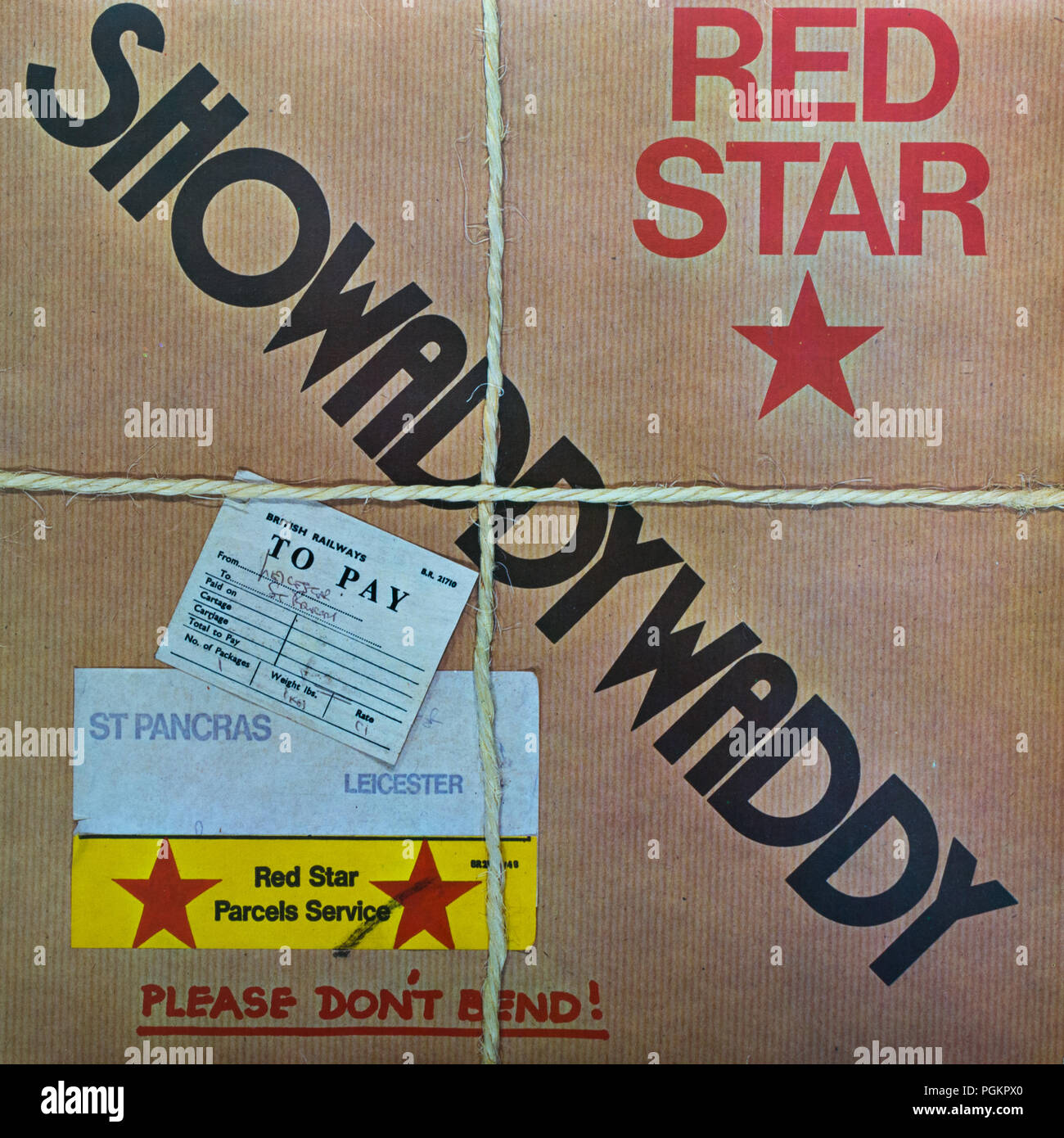 Showaddywaddy Stella Rossa copertina album Foto Stock