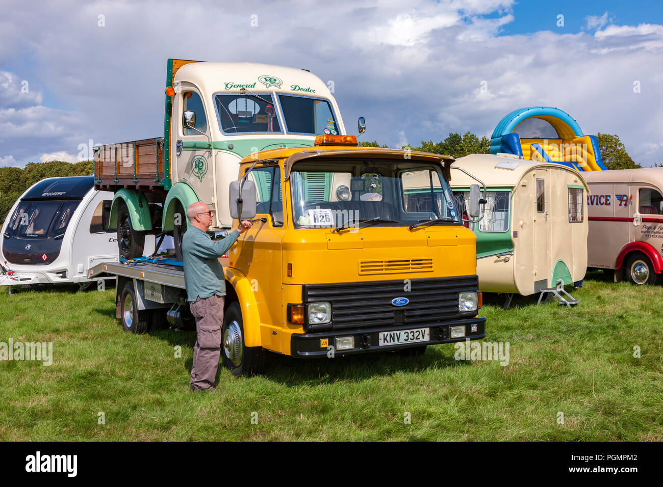 Earls Barton Trasporti mostra, vacanze di agosto 2018, Northampton, Foto Stock
