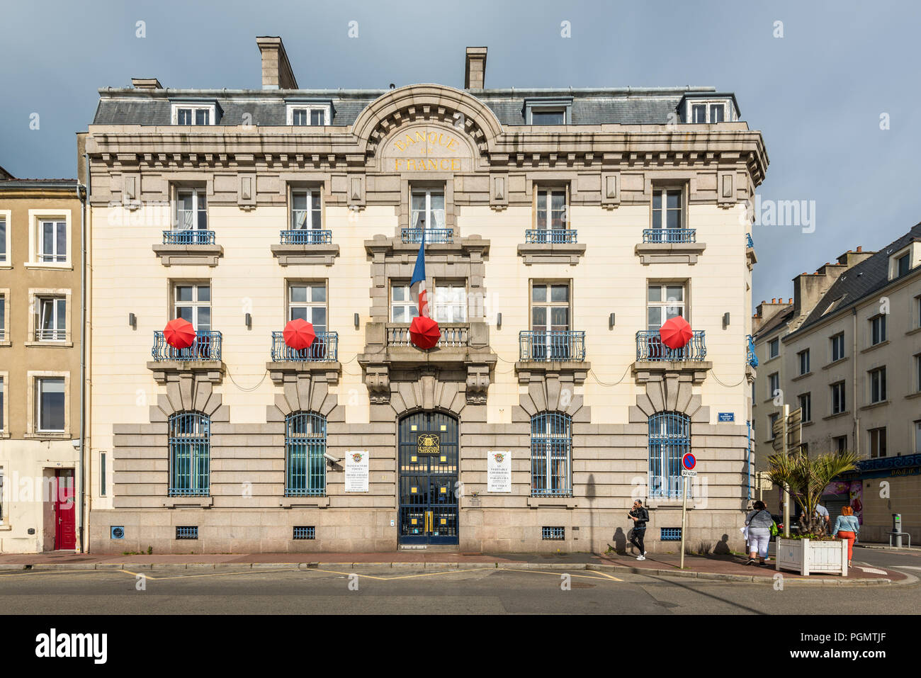 Cherbourg-Octeville, Francia - 22 Maggio 2017: il famoso negozio di ombrelloni in Cherbourg-Octeville, Normandia, Francia. Foto Stock