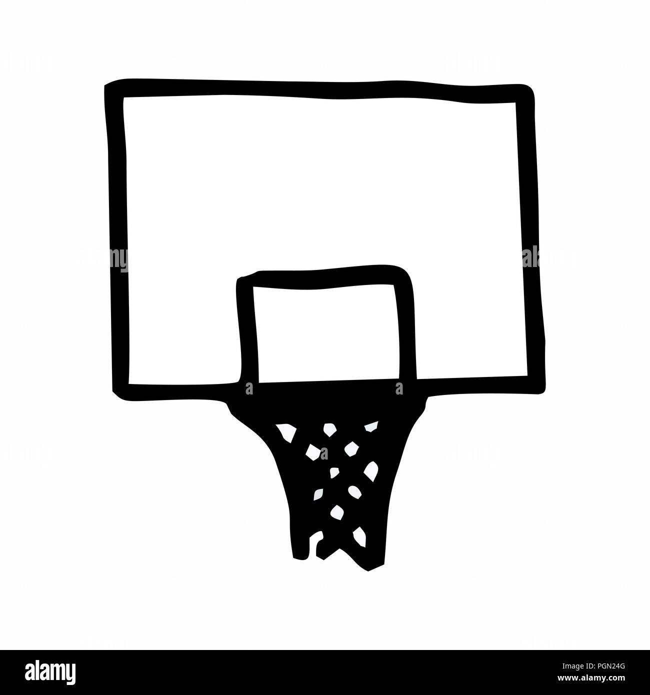 Tabella di pallacanestro di illustrazione Illustrazione Vettoriale