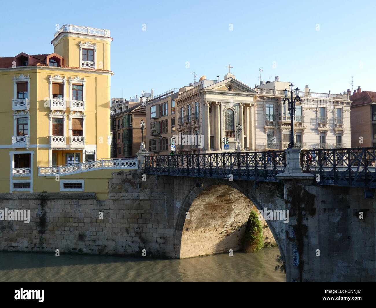 Puente de los Peligros o Puente Viejo, Murcia, Spagna Foto Stock