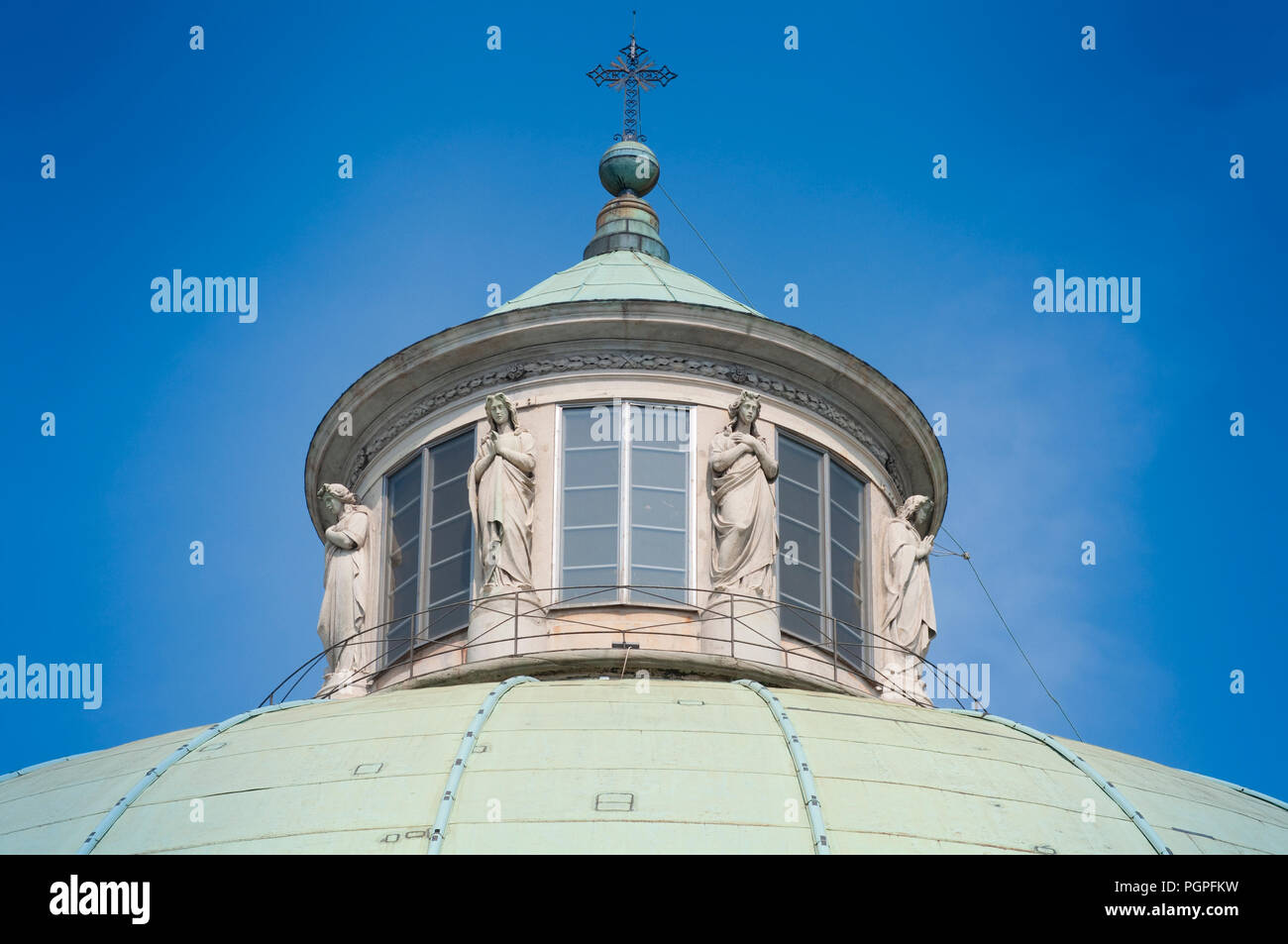 L'Italia, Lombardia, Milano, Chiesa di San Carlo al Corso dedicato a san Carlo Borromeo, dettaglio Dome Foto Stock