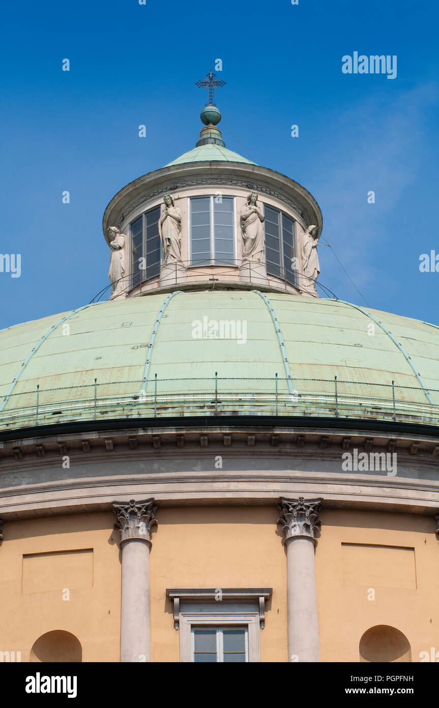 L'Italia, Lombardia, Milano, Chiesa di San Carlo al Corso dedicato a san Carlo Borromeo, dettaglio Dome Foto Stock