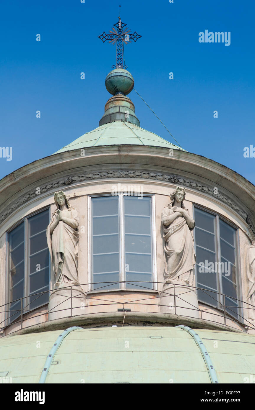 L'Italia, Lombardia, Milano, Chiesa di San Carlo al Corso dedicato a san Carlo Borromeo, dettaglio Dome Foto Stock