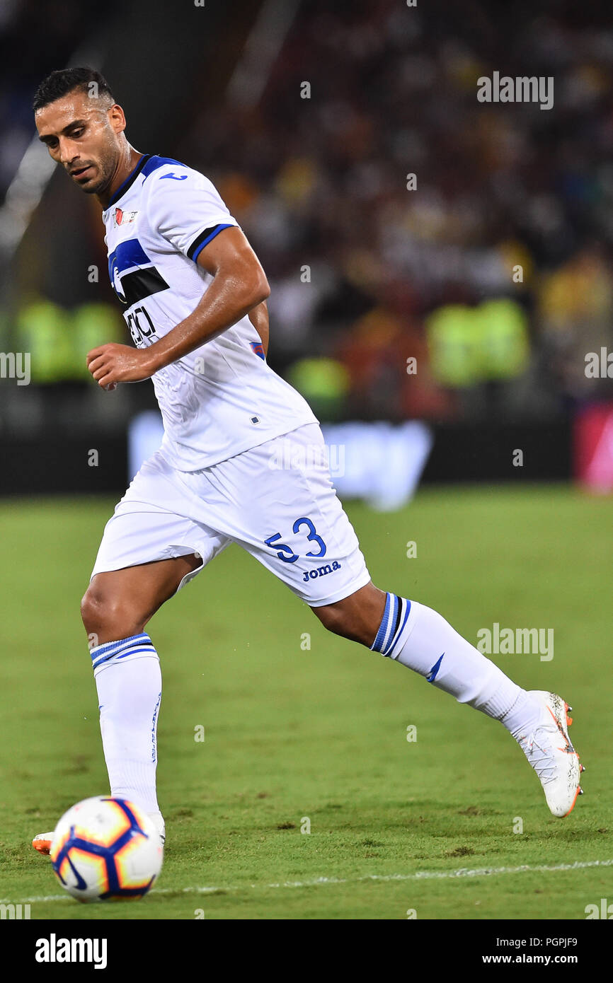 Roma, Italia. 28 Agosto, 2018. Campionato di calcio di Serie A-Olimpic Stadium-Rome vs Atalanta-Rome-27-08-2018 nella foto Ali Adnan Foto fotografo01 Credit: Indipendente Agenzia fotografica/Alamy Live News Foto Stock