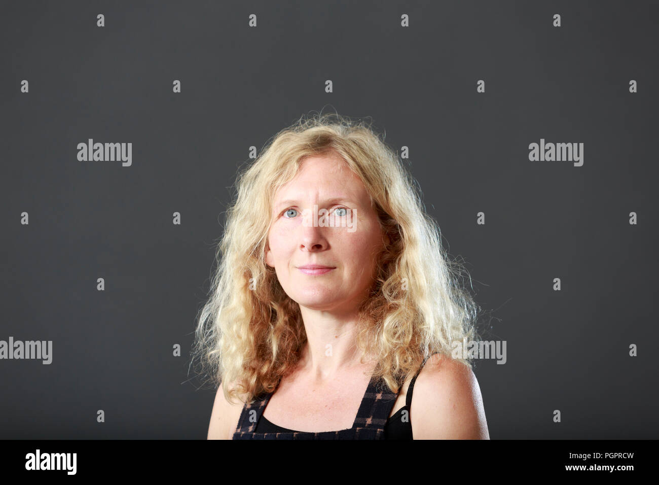 Edimburgo, Scozia. Regno Unito. Il 27 agosto 2018. Edinburgh International Book Festival. Immagine: Samantha Harvey. Edimburgo. Pak@ Mera/Alamy Live News. Foto Stock