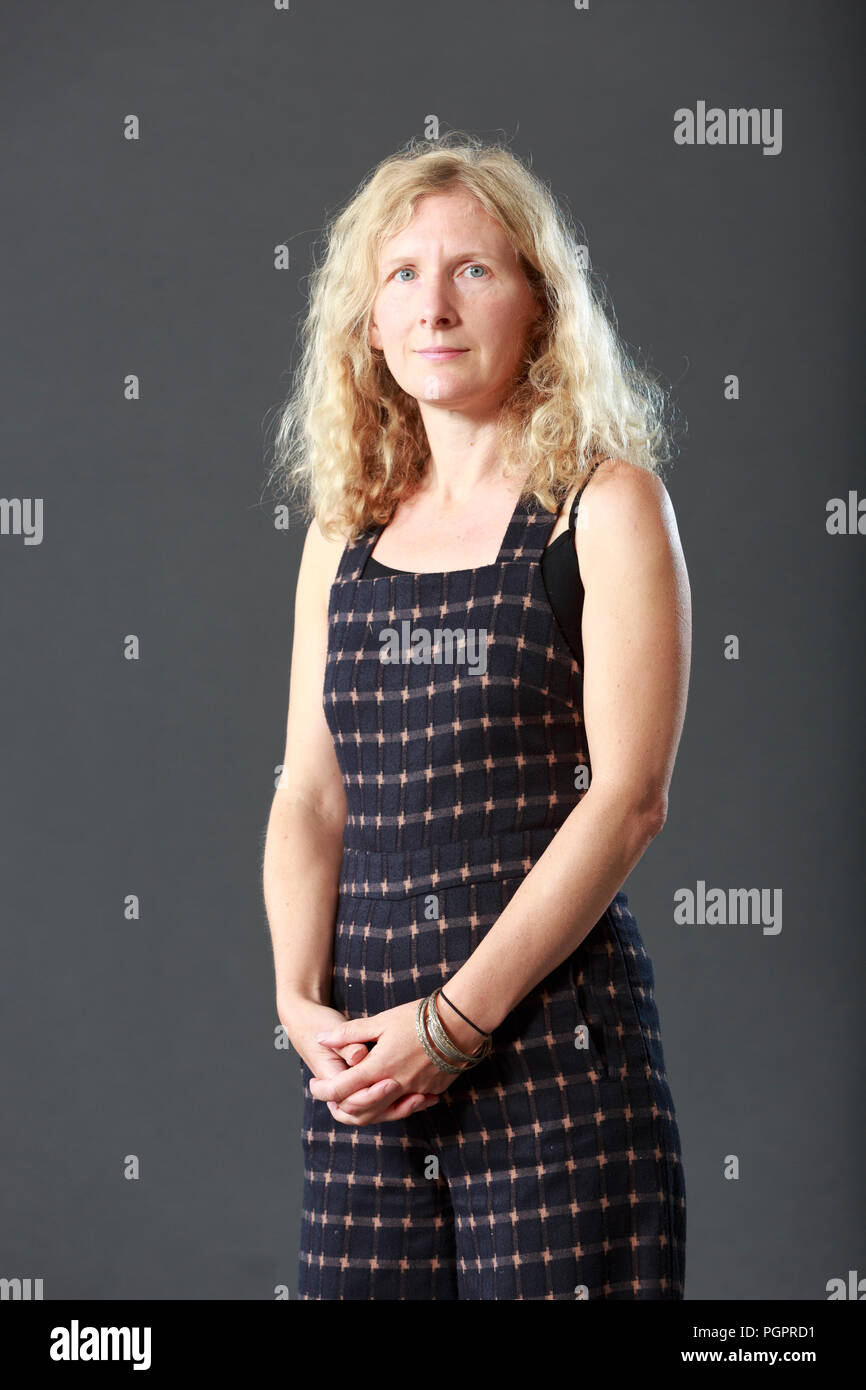Edimburgo, Scozia. Regno Unito. Il 27 agosto 2018. Edinburgh International Book Festival. Immagine: Samantha Harvey. Edimburgo. Pak@ Mera/Alamy Live News. Foto Stock