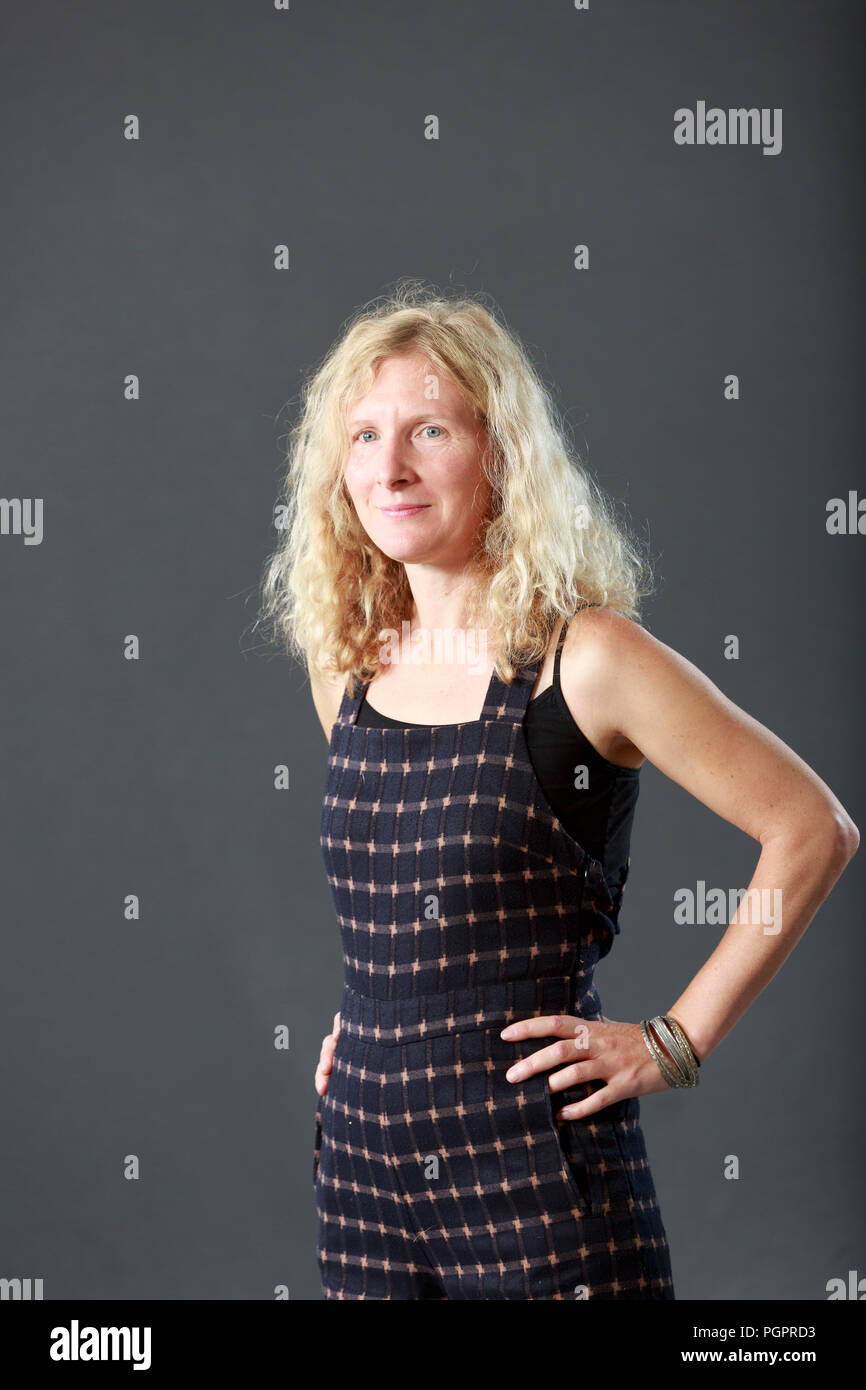 Edimburgo, Scozia. Regno Unito. Il 27 agosto 2018. Edinburgh International Book Festival. Immagine: Samantha Harvey. Edimburgo. Pak@ Mera/Alamy Live News. Foto Stock