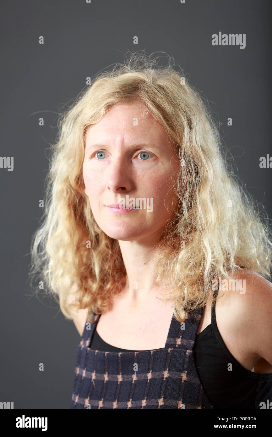 Edimburgo, Scozia. Regno Unito. Il 27 agosto 2018. Edinburgh International Book Festival. Immagine: Samantha Harvey. Edimburgo. Pak@ Mera/Alamy Live News. Foto Stock