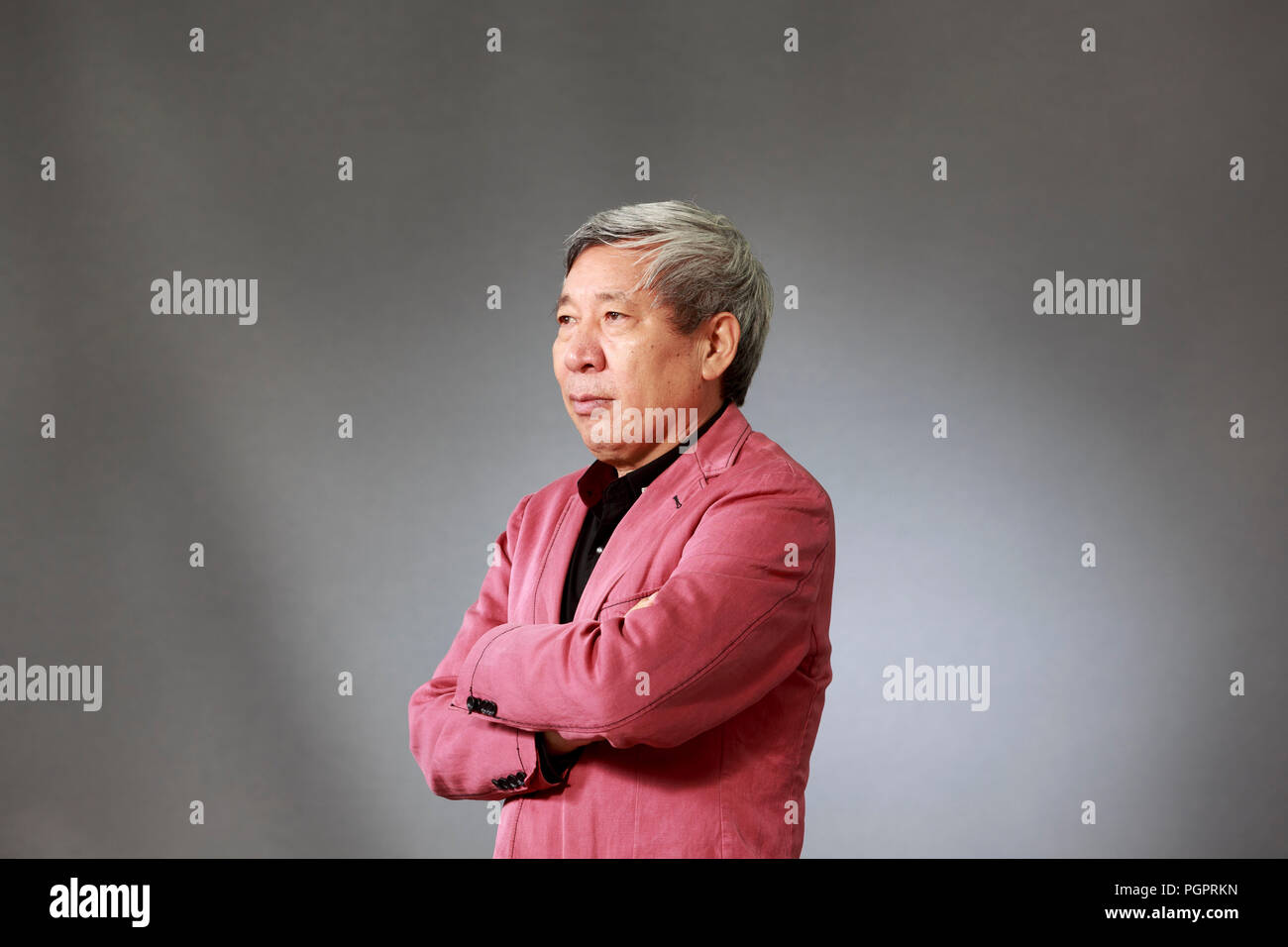 Edimburgo, Scozia. Regno Unito. Il 27 agosto 2018. Edinburgh International Book Festival. Immagine: Yan Lianke. Edimburgo. Pak@ Mera/Alamy Live News. Foto Stock