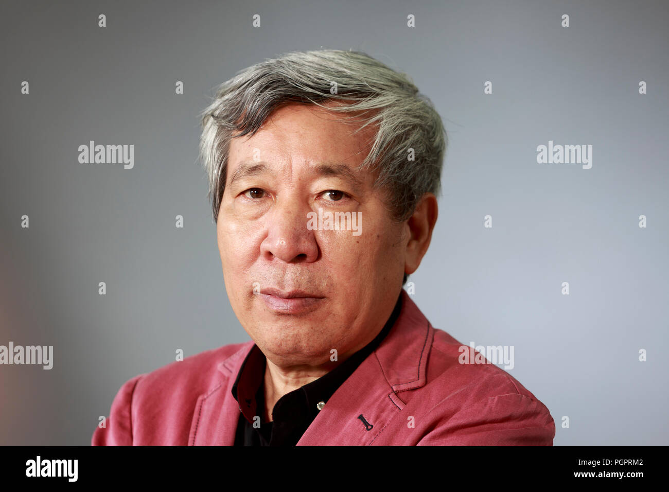 Edimburgo, Scozia. Regno Unito. Il 27 agosto 2018. Edinburgh International Book Festival. Immagine: Yan Lianke. Edimburgo. Pak@ Mera/Alamy Live News. Foto Stock